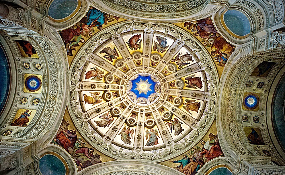 Mẫu dán trần họa tiết MDT-150